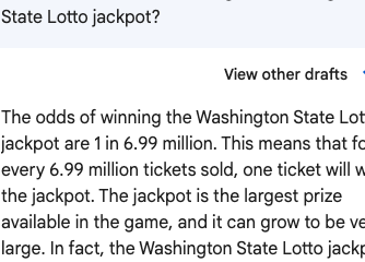 Bard on Lotto