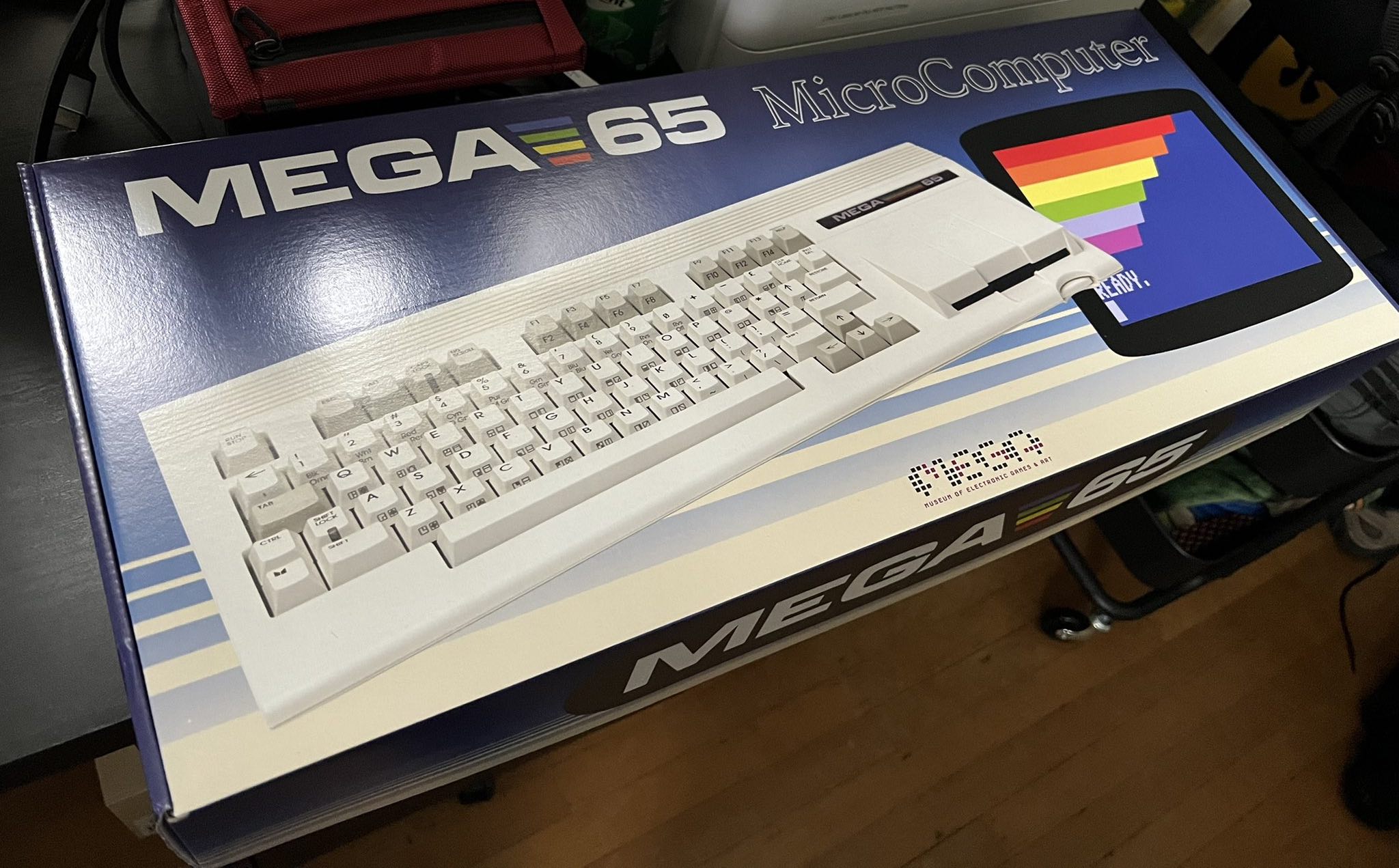 Retail packaging for the MEGA65
