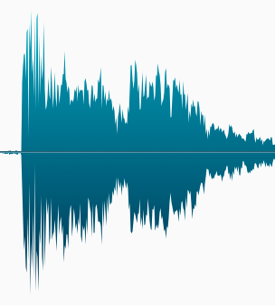 Waveform diagram of P. P. Arnold's intro to The KLF's 3 a.m. Eternal
