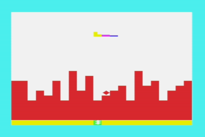 Pudding Mountain Miner, as it appears on a VIC-20