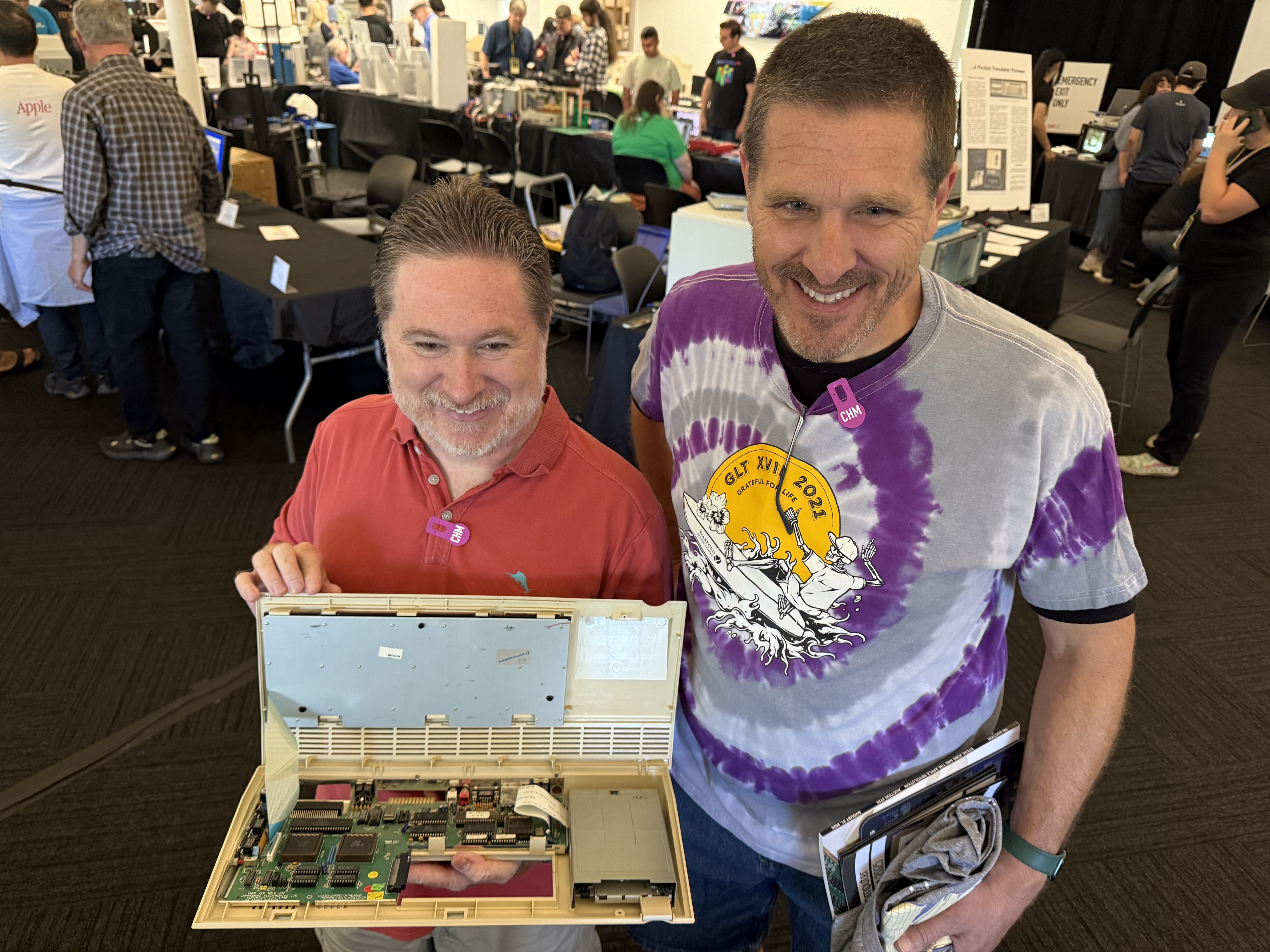 Kenneth Dyke, Paul Lassa, and a Commodore 65