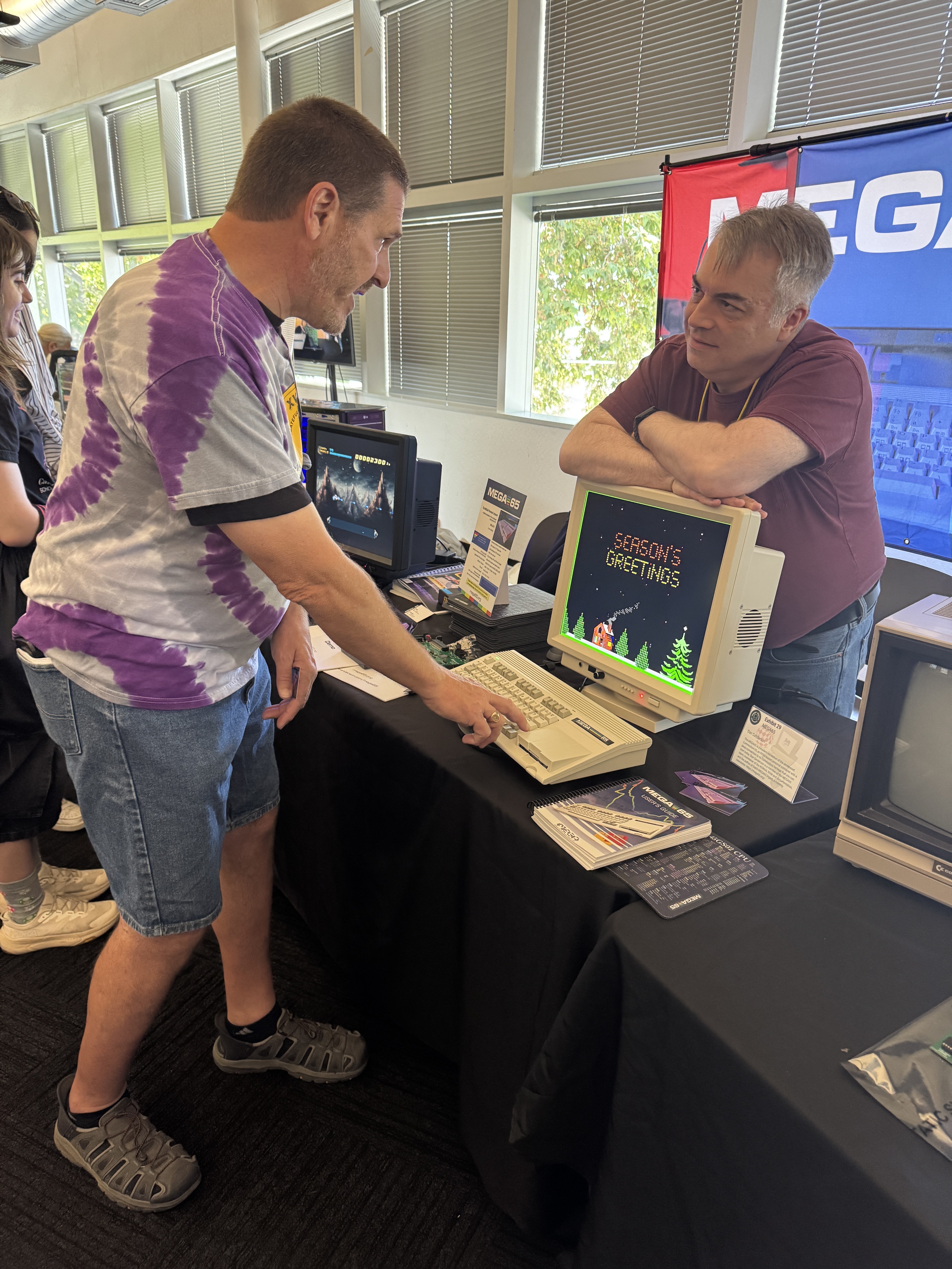 Chatting with Paul Lassa over the MEGA65