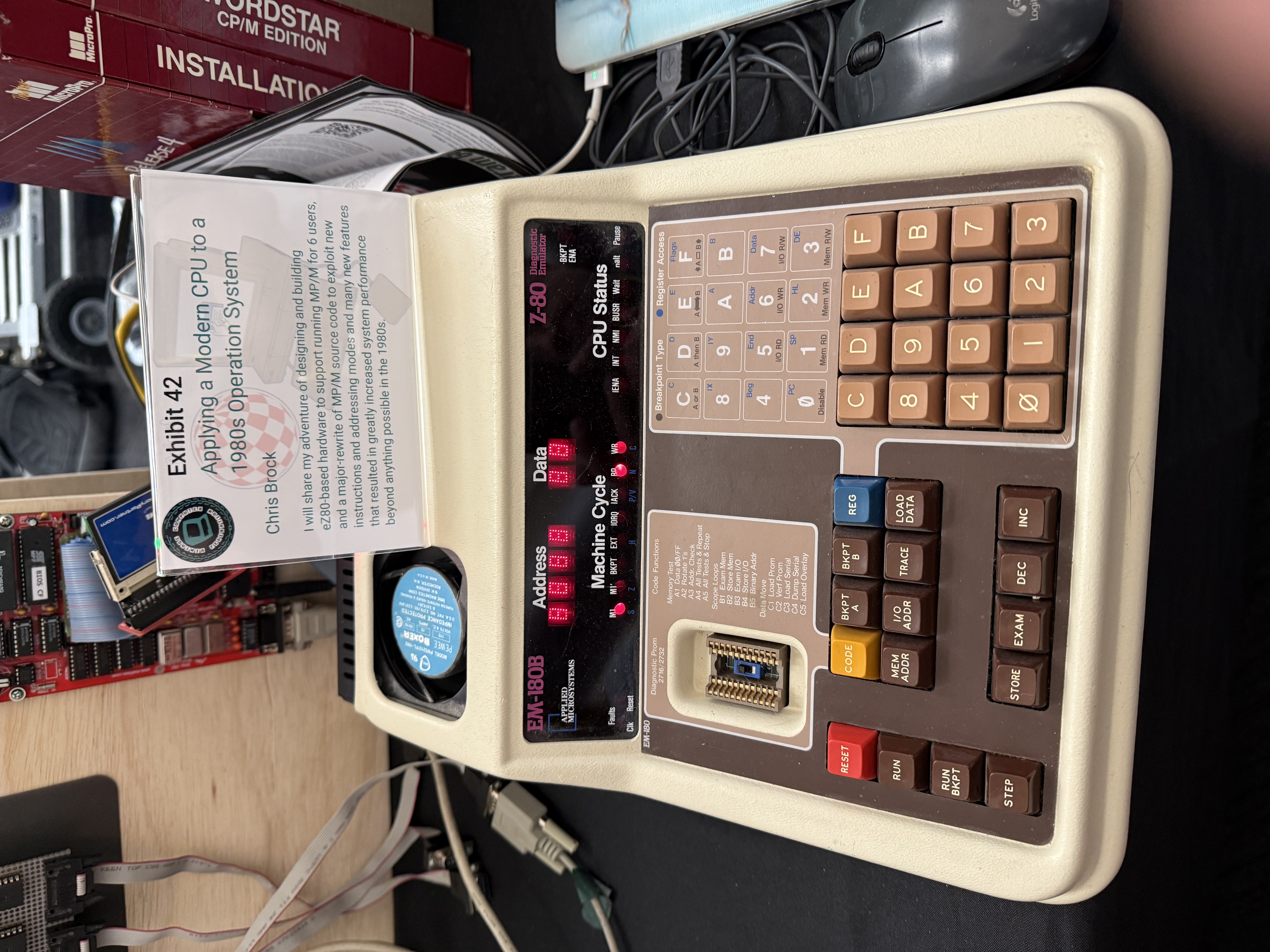 Applied Microsystems EM-180B Z80 Diagnostic Emulator
