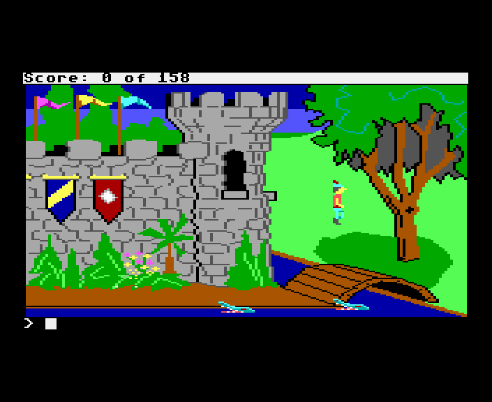 King's Quest I, running on the MEGA65