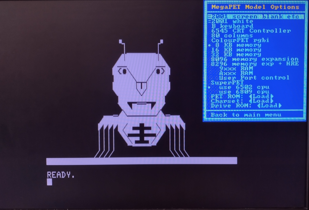 MegaPET, a Commodore PET core for the MEGA65