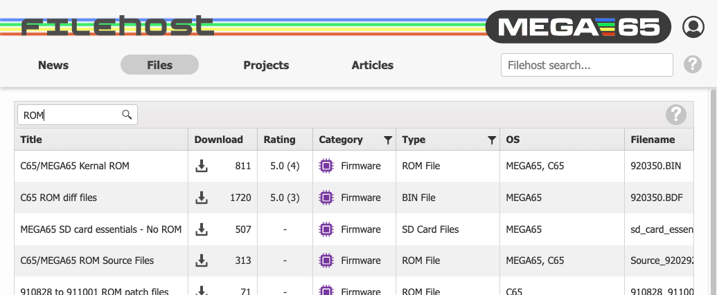 Filehost website, Redeem Code menu option